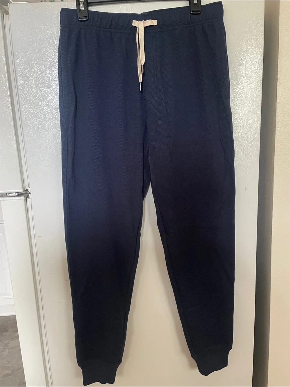 J. Crew Men’s Small New Navy Blue Jogger 2 Pocket Comfort Everyday Wear Pant